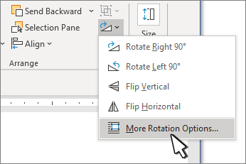 rotate a table in word for mac